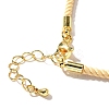 Nylon Milan Cord Necklace Making MAK-M028-01G-04-3