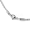 Tarnish Resistant 304 Stainless Steel Necklaces LS-NJEW-H005-2