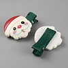 Cute Christmas Acrylic Alligator Hair Clips PHAR-WH0013-03I-2