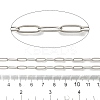 Tarnish Resistant 304 Stainless Steel Paperclip Chains STAS-F260-04P-2