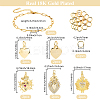 DIY Heart Themed Charm Bracelet Making Kits DIY-BBC0002-78-2