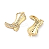 Brass Micro Pave Cubic Zirconia Pendants KK-L260-21G-2