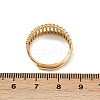 304 Stainless Steel Cuff Open Rings for Women LS-RJEW-H255-01G-09-5