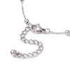 304 Stainless Steel Cable Chains Bracelets BJEW-JB11499-02-4