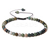 Adjustable Women's Indian Agate Beaded Bracelet LS-CN3407-15-1