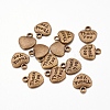 Tibetan Style Alloy Charms LS-X-TIBEP-A15913-AB-NR-1