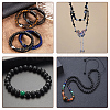 1 Strand Natural Black Obsidian Beads Strands G-AR0005-89-6