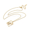 304 Stainless Steel Necklace LS-NJEW-D330-01G-11-2