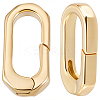 2Pcs Brass Spring Gate Rings KK-BBC0024-20G-01-7