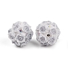 Acrylic Handmade Luminous Polymer Clay Rhinestone Beads CLAY-H003-07E-3