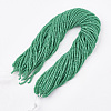 Opaque Solid Color Glass Beads Strands GLAA-S178-12C-05-3