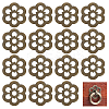 16Pcs Brass Flat Washers FIND-PH0026-78P-1