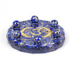 Resin Chakra Round Display Decoration PW-WG65353-02-1