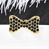 304 Stainless Steel Open Cuff Rings for Women RJEW-F178-01G-01-4