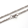 Tarnish Resistant 304 Stainless Steel Rope Chain Necklaces LS-STAS-M174-011P-A-1