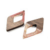 Walnut Wood Pendants FIND-Z050-02M-2