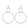 PVD Vacuum Plating 304 Stainless Steel Dangle Earrings EJEW-L237-02M-1