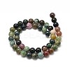Natural Indian Agate Bead Strands G-P075-40-4mm-2