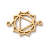 304 Stainless Steel Hollow Chakra Links LS-STAS-S149-05D-1
