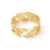 Fish 304 Stainless Steel Wide Band Open Cuff Rings for Unisex LS-RJEW-P125-01G-3