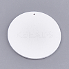Printed Wooden Big Pendants WOOD-S048-25-2