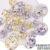 24Pcs 2 Colors Alloy Rhinestone Pendants FIND-CA0004-92-5