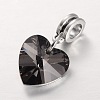 Large Hole Alloy European Dangle Charms PALLOY-JF00041-03-1