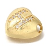 Rack Plating Brass Micro Pave Cubic Zirconia Pendants KK-I722-04G-H-2
