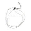 Natural Labradorite Beaded Necklaces NJEW-JN02492-07-3