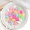 Opaque Acrylic Beads OACR-H038-24-1