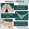 1Pc Alloy Rhinestone Bridal Bouquet Decoration Accessories FIND-FG0002-76-3