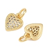 Brass Micro Pave Clear Cubic Zirconia Pendants KK-L275-71F-G-2
