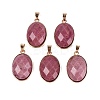 Natural Rhodonite Pendants G-Q606-92G-08-1