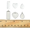 15Pcs 3 Styles 304 Stainless Steel Pendant Cabochon Settings STAS-FS0001-41-5