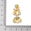 Brass Enamel Pendants KK-Z124-02G-02-3