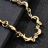 304 Stainless Steel Link Bracelets for Women BJEW-P354-06G-2