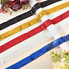 Polyester with PVC Paillette Lace Trim Ribbon OCOR-WH20050-015A-5