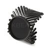 V-Shaped 304 Stainless Steel Cuff Ring Components SA-CBAC0DF-01D-EB-1