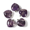 Natural Banded Amethyst Pendants GG-CBAA0EE-04P-13-1