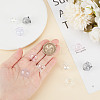 10Pcs 5 Colors Handmade Blown Glass Flower Beads GLAA-GO0001-05A-3