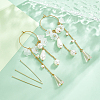 200Pcs 304 Stainless Steel Flat Head Pins STAS-UN0058-92D-G-2