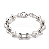 304 Stainless Steel Bone Link Bracelets for Women Men BJEW-F488-28P-4