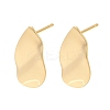 Brass Stud Earring Findings KK-P340-19G-1