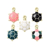 Alloy Enamel Pendants FIND-O003-08A-G-1