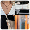 DIY Inspirational Word Pendant Decoration Making Kit DIY-SW0001-13-8