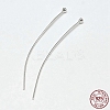 925 Sterling Silver Ball Head Pins STER-F018-03K-3