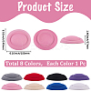8Pcs 8 Colors Fabric Pillbox Stewardess Fascinator Hat Base for Millinery AJEW-GF0010-95-2