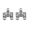 Tibetan Style Alloy Pendants TIBEP-N008-166-1