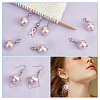 Awareness Ribbon & Round Pendant Stitch Markers HJEW-AB00333-5