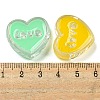 Transparent Acrylic Enamel Beads OACR-G039-12-3